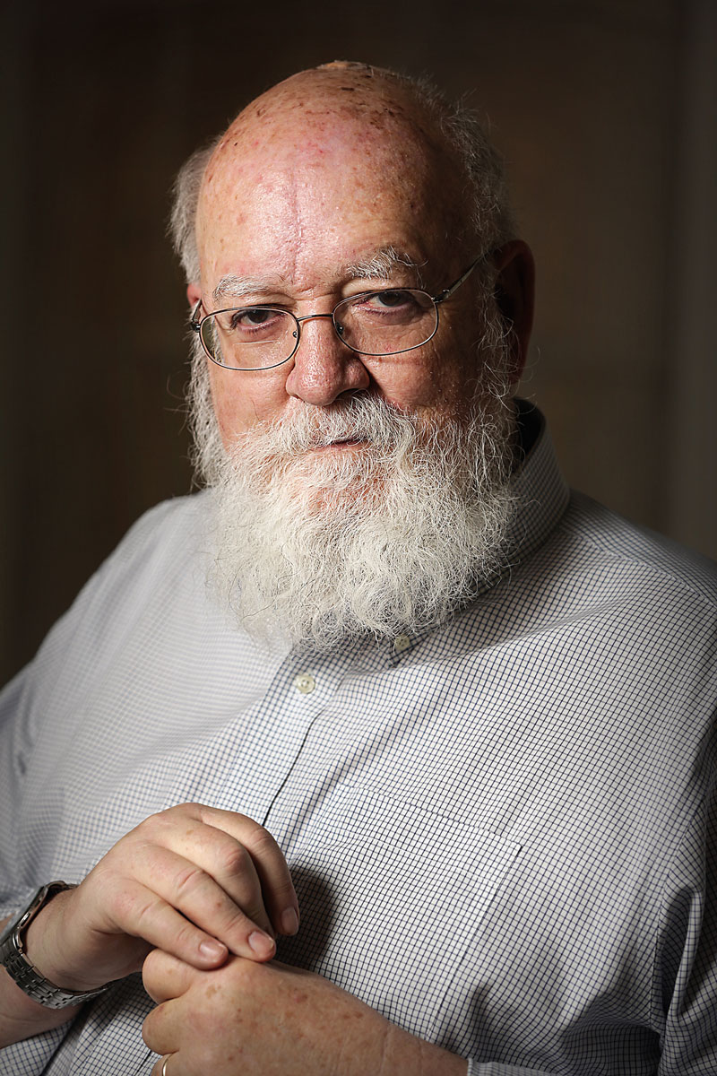 Daniel C. Dennett durant la seua visita a Girona