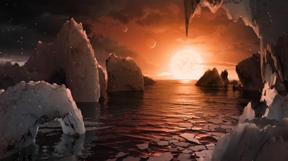Planet in the Trappist-1 system
