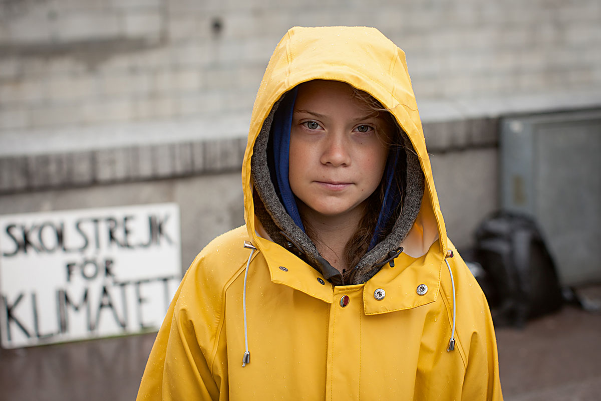 La jove Greta Thunberg