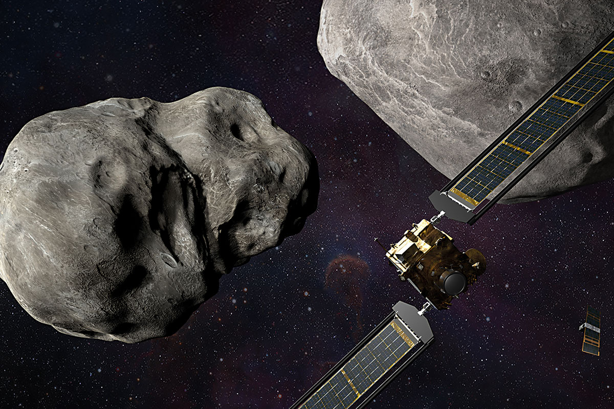 Missió DART enfront dels asteroides Dimorphos i Didymos