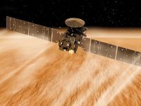 Maniobra d’aerofrenat a l’atmosfera marciana, duta a terme per l’ExoMars Trace Gas Orbiter l’octubre del 2016